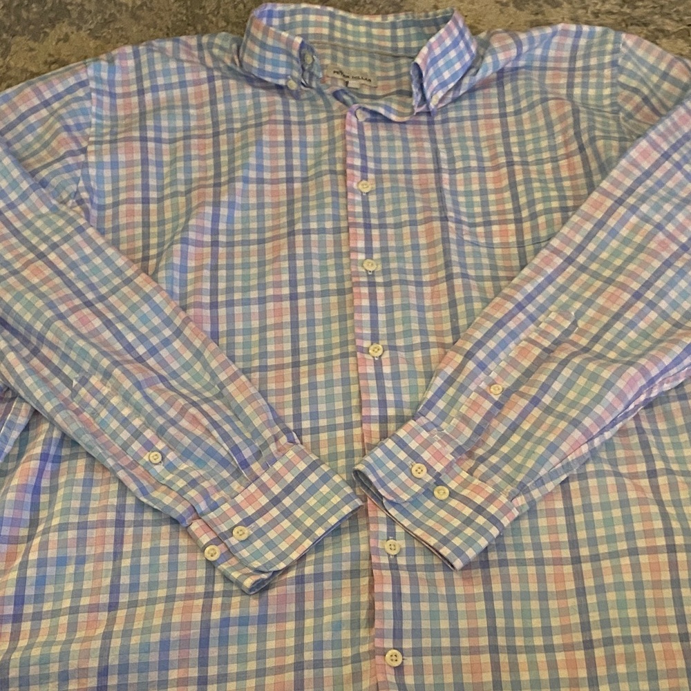 Mens Peter Millar size xl dress shirt